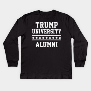 Trump University Alumni pro trump president GOP republican elephant Kids Long Sleeve T-Shirt